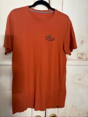Volcom Men's Short Sleeve Crew T-Shirt in Rust